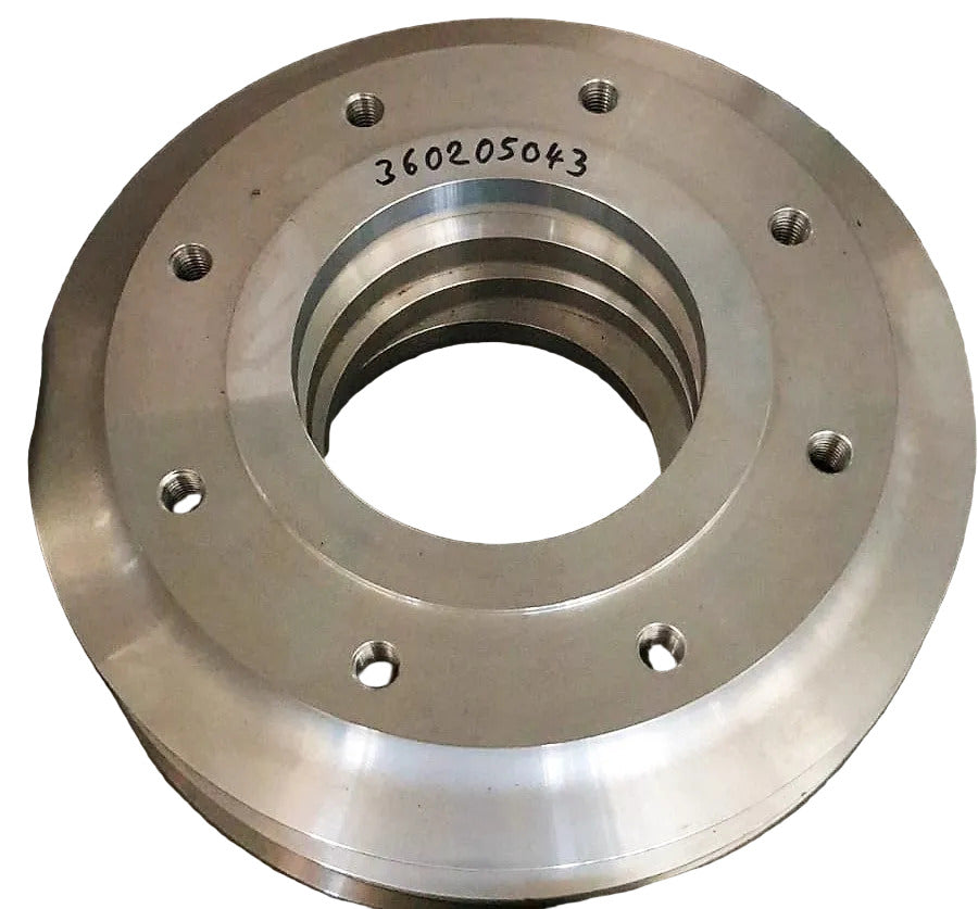 Aluminium Flansch  D 260 / 110 x 25 mm 8 x M 12