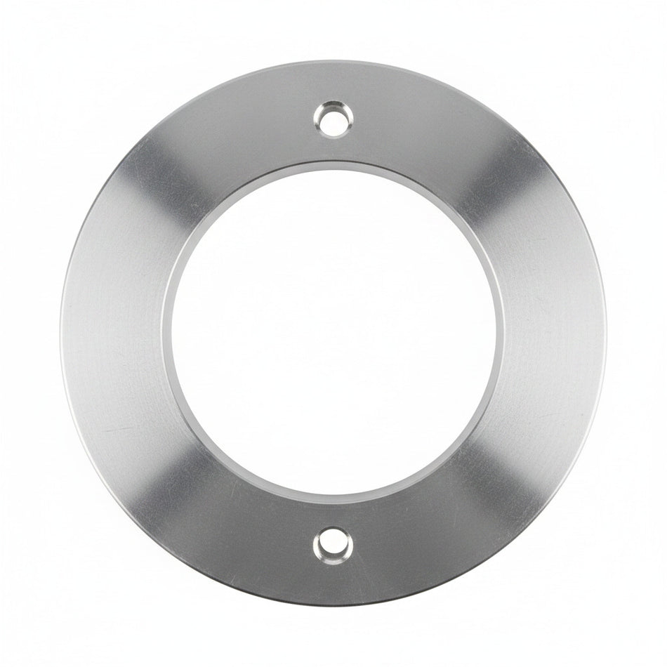 Aluminium Flansch    D 140 / 90,5 x 15 mm 2 x M 10  / Lk 112 Gewinde durchgehend