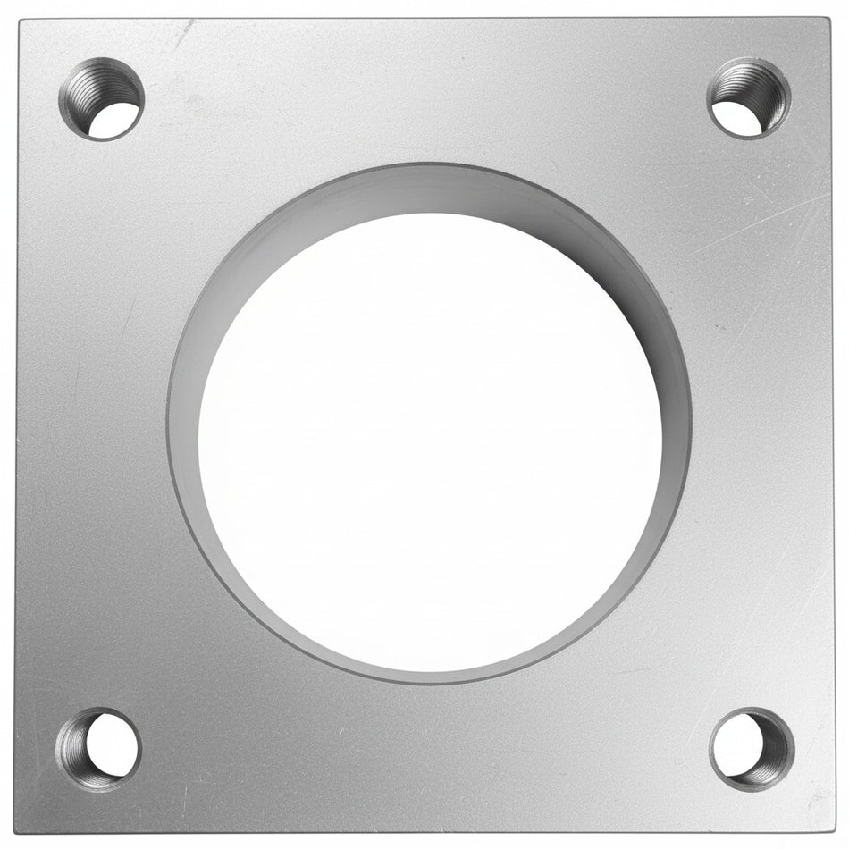 Aluminium Flansch  A 160x160 / 100 x 40 mm 4 x M 16