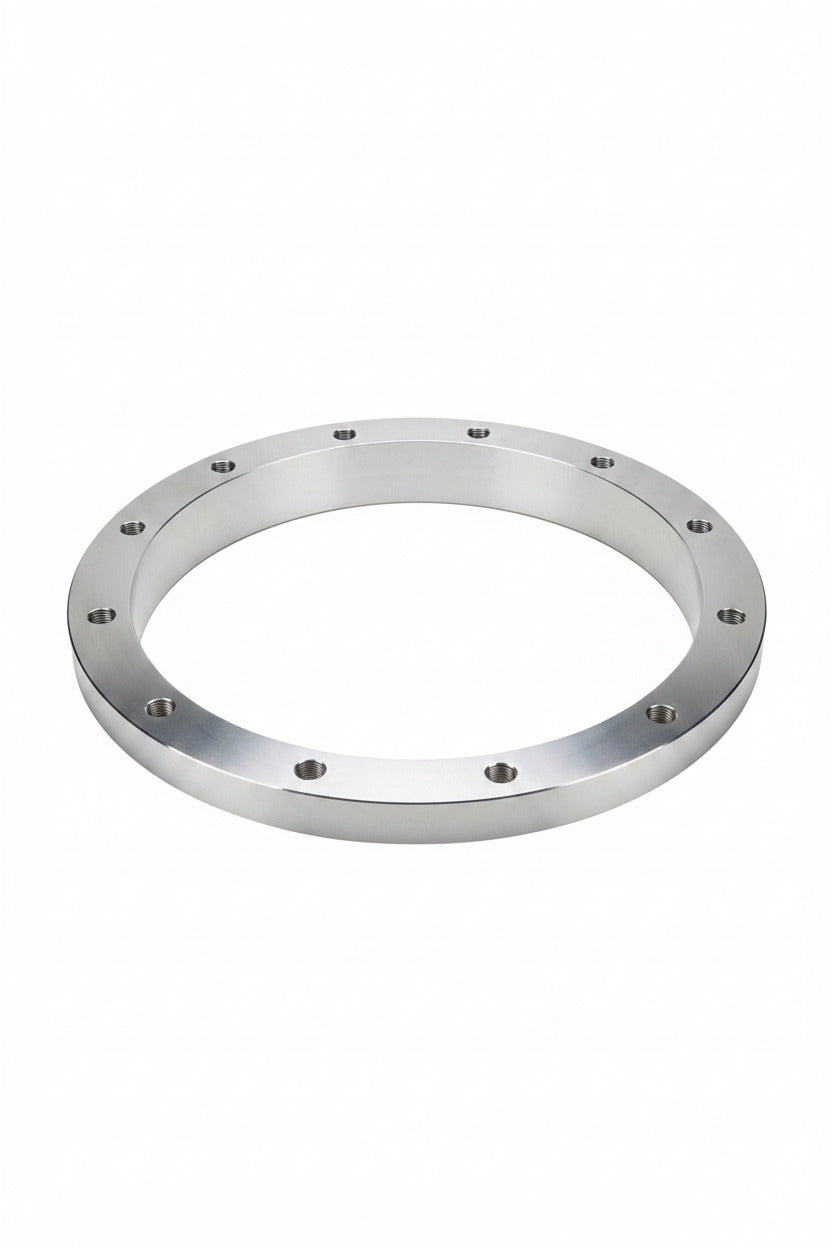 Aluminium Flansch  D 450 / 380 x 30 mm Versatz 440 x 20/ 12 x M 8