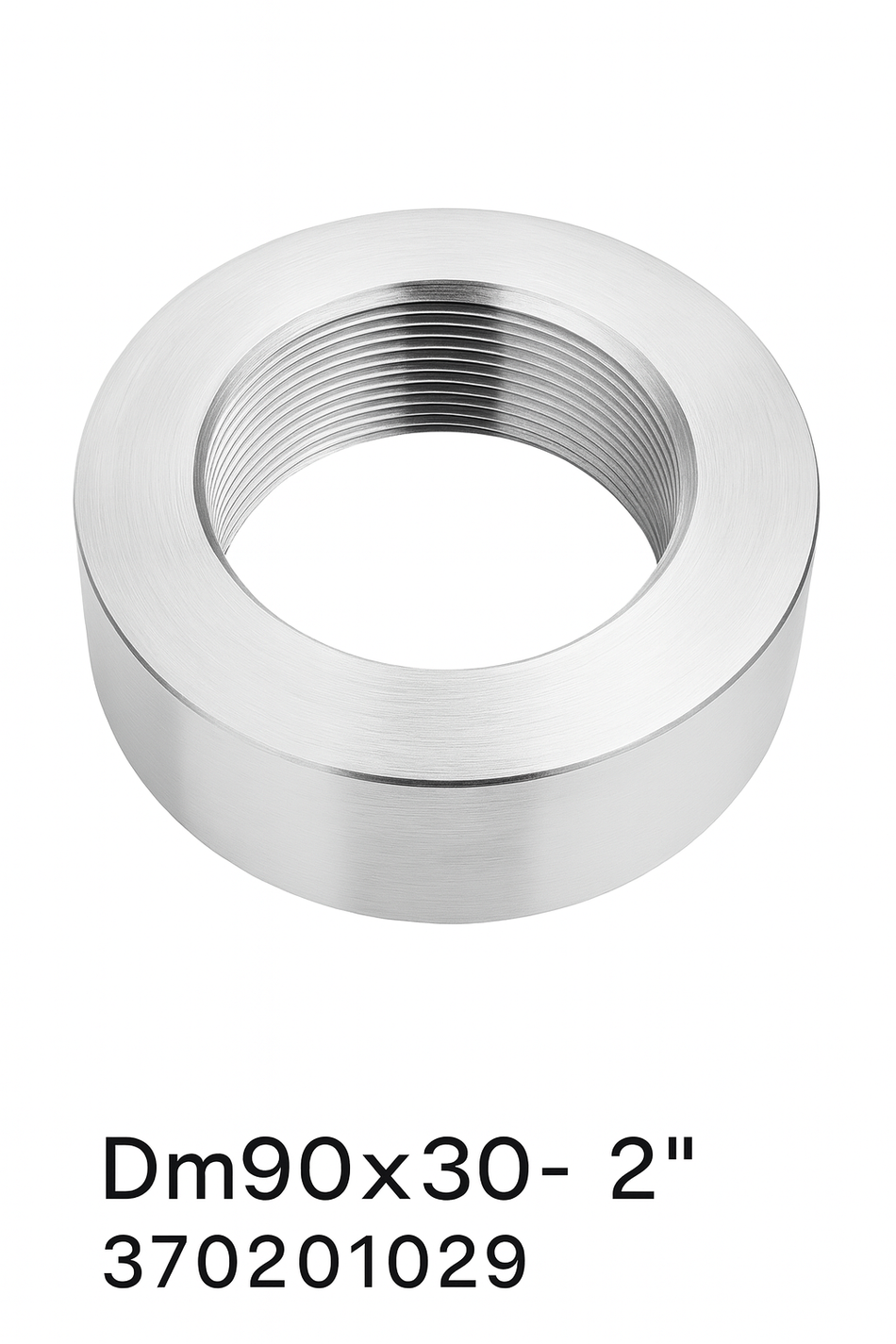Aluminium Muffe 2" Dm 90 x 30 mm